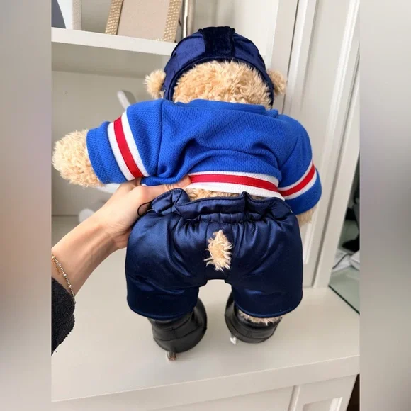 BUILD-A-BEAR New York Rangers Hockey NHL Official Plush Bear Stuffed 16 inches - Picture 5 of 12